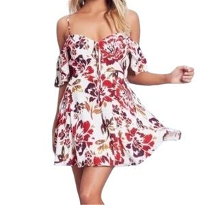 Lovers + Friends Floral Off Shoulder Mini Dress Size S